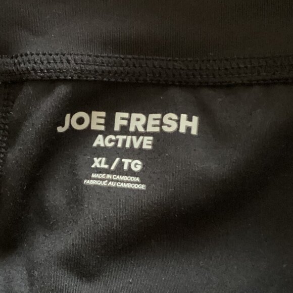 Joe Fresh Active Women's Black Joggers Casual Pants Size XL Lightweight Gym - Picture 8 of 9
